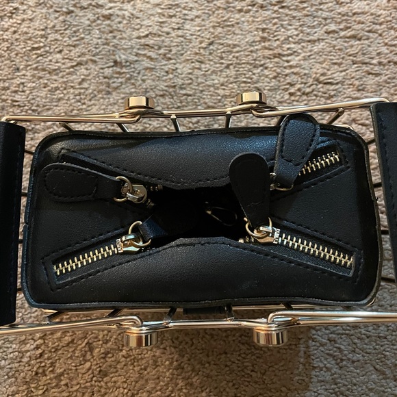Mini crossbody bag/clutch，black and gold - Picture 3 of 10